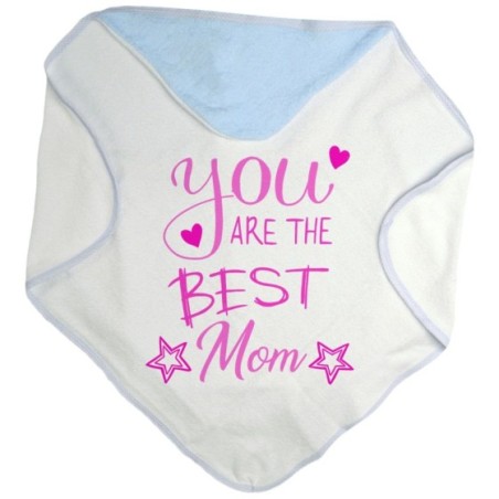 Accappatoio neonato you are the best mom star Per la mamma