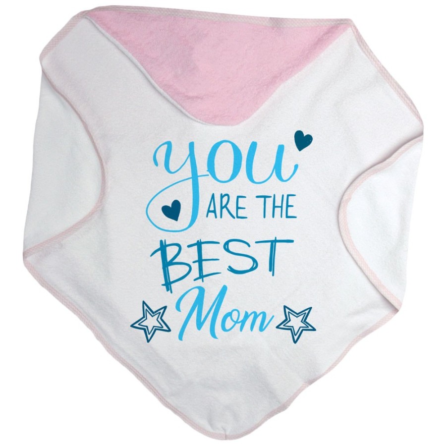 Accappatoio neonato you are the best mom star Per la mamma