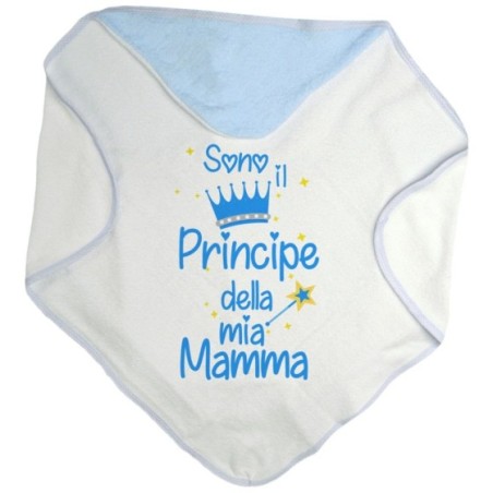Accappatoio neonato sono il principe della mia mamma la...