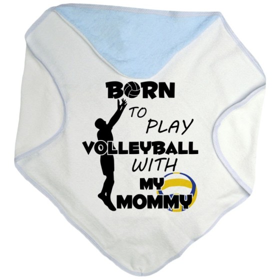 Accappatoio neonato born to play volleyball with my mommy Per la mamma