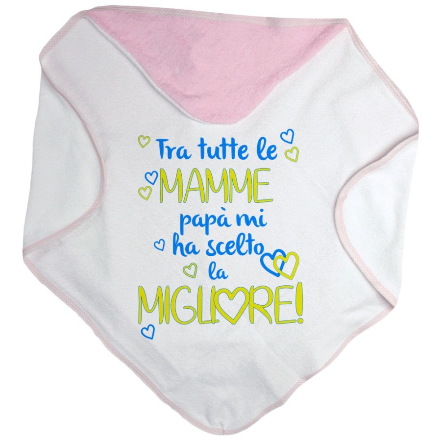 Accappatoio neonato tra tutte le mamme papà ha scelto la migliore Per la mamma