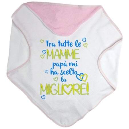 Accappatoio neonato tra tutte le mamme papà ha scelto la migliore Per la mamma