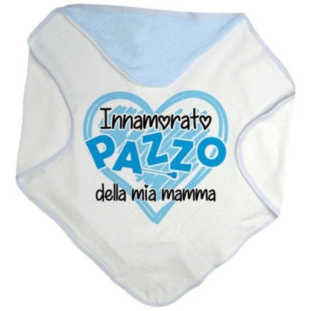 Accappatoio neonato innamorata pazzo della mia mamma