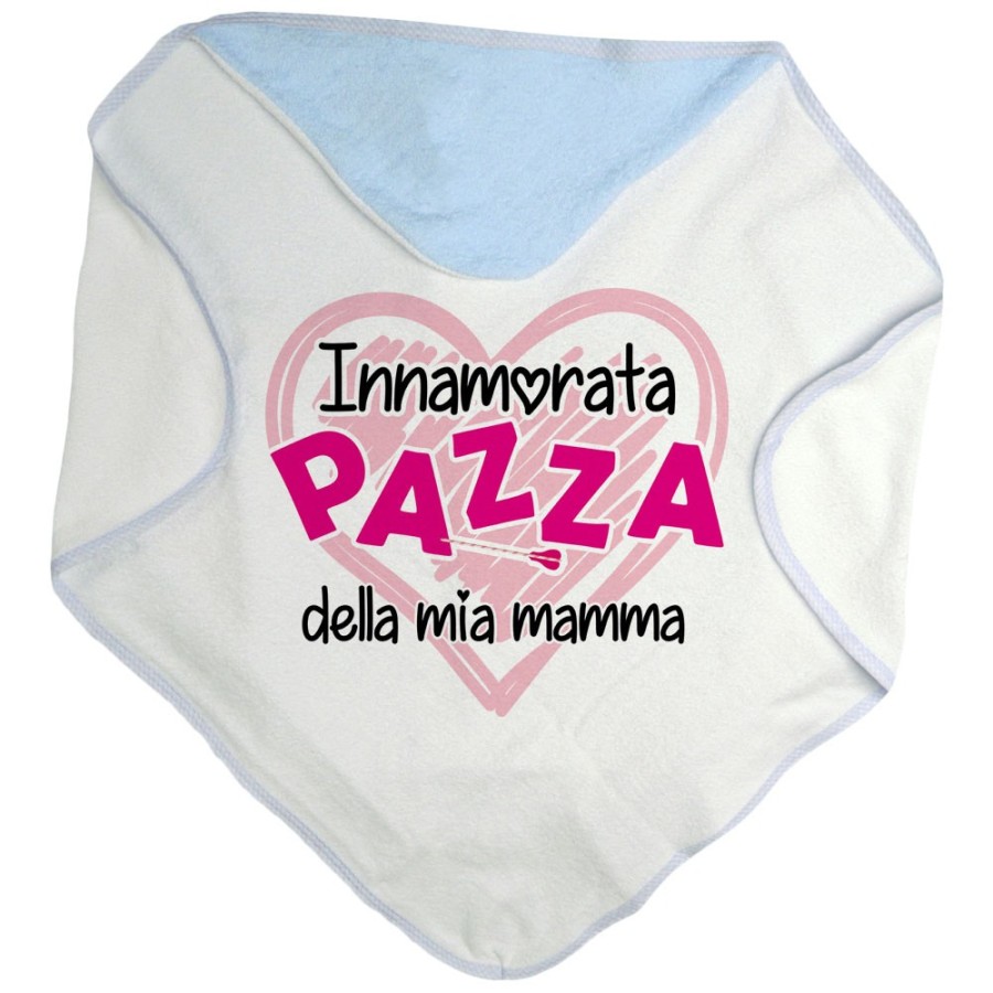 Accappatoio neonato innamorata pazzo della mia mamma Per la mamma