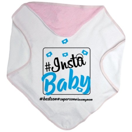 Accappatoio neonato insta baby i love my mom Per la mamma