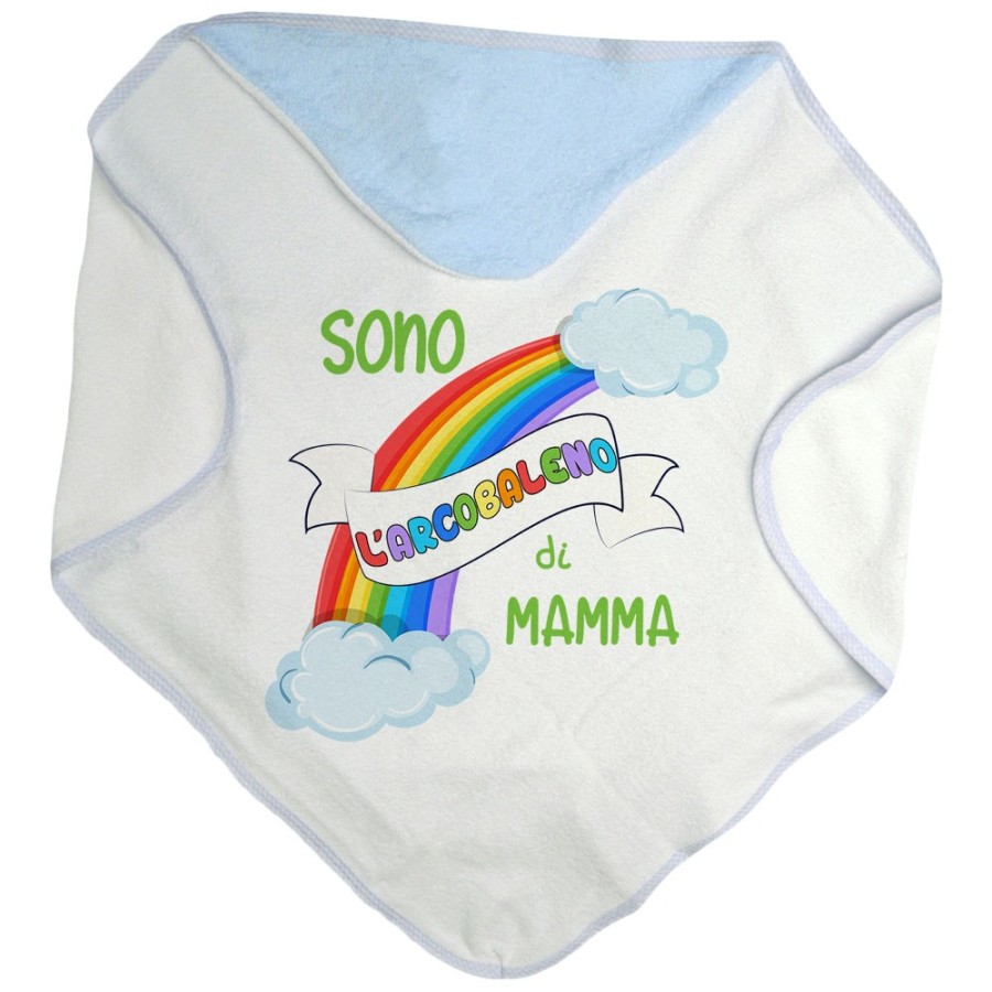 Accappatoio neonato sono l'arcobaleno di mamma Per la mamma