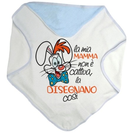Accappatoio neonato la mia mamma non è cattiva la...