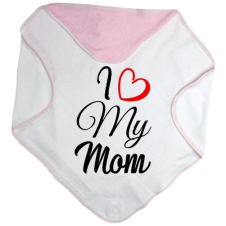 Accappatoio neonato i love my mom Per la mamma