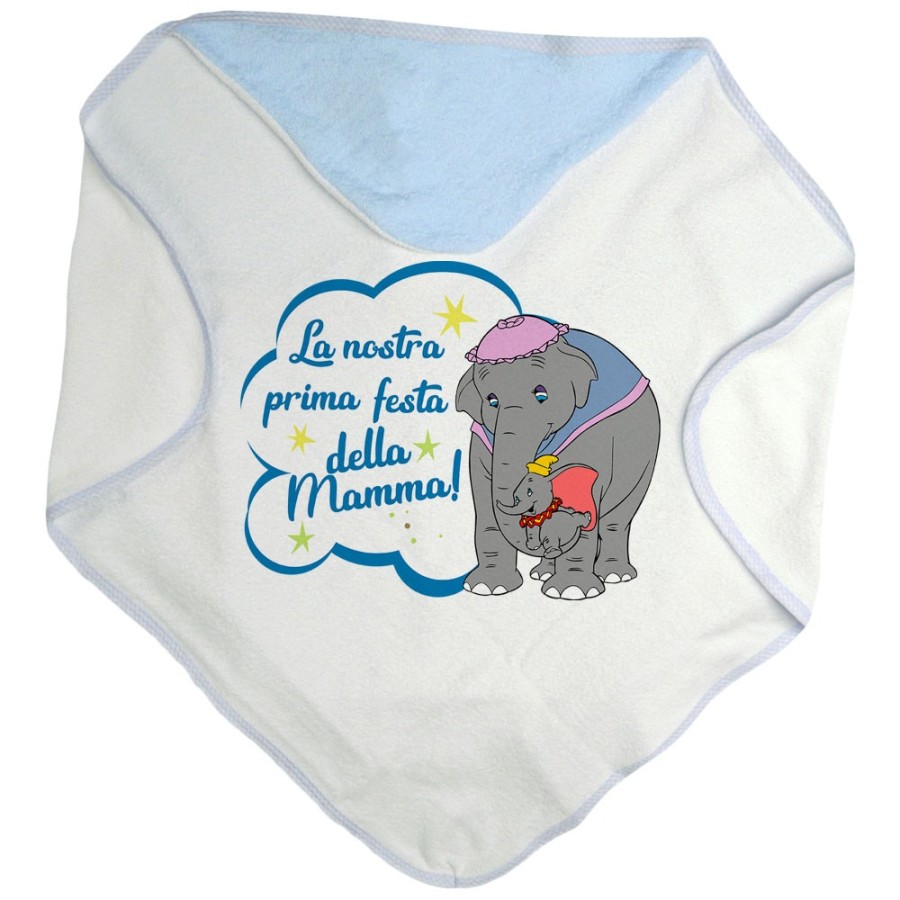 Accappatoio neonato la nostra prima festa della mamma elefanti Per la mamma