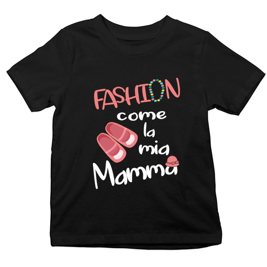 T-shirt bambina fashion come la mia mamma Per la mamma