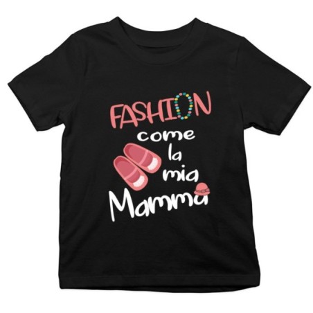 T-shirt bambina fashion come la mia mamma