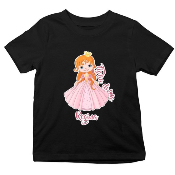 T-shirt bambina figlia di una regina royal Per la mamma