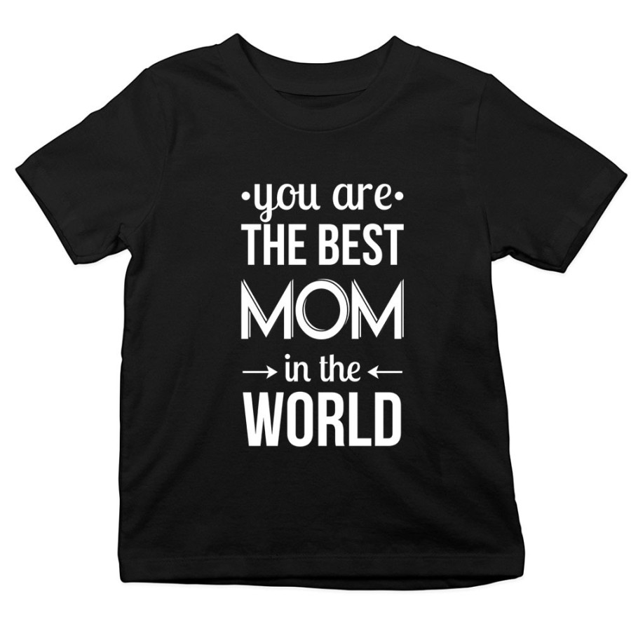 T-shirt bambino you are the best mom in the world Per la mamma