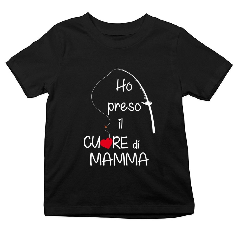 T-shirt bambino ho preso il cuore di mamma Per la mamma