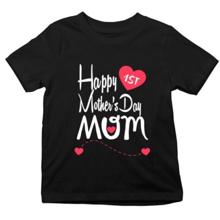 T-shirt bambino happy first mother's day mommy