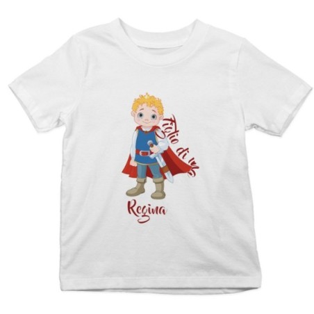 T-shirt bambino figlio di una regina royal