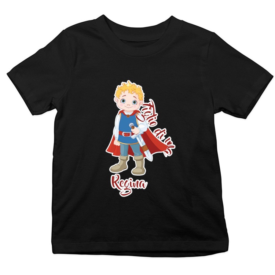 T-shirt bambino figlio di una regina royal Per la mamma