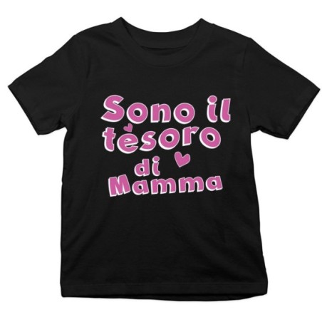 T-shirt bambino sono il tesoro di mamma