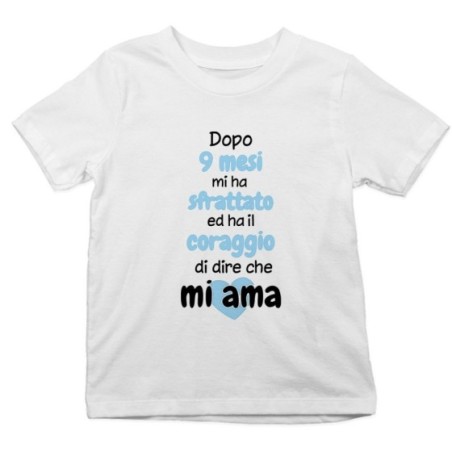T-shirt bambino dopo 9 mesi mi ha sfrattato ed ha il...