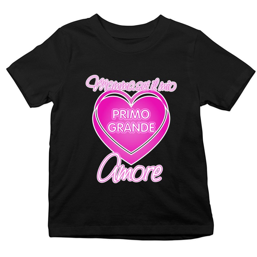 T-shirt bambino mamma sei il mio primo grande amore Per la mamma