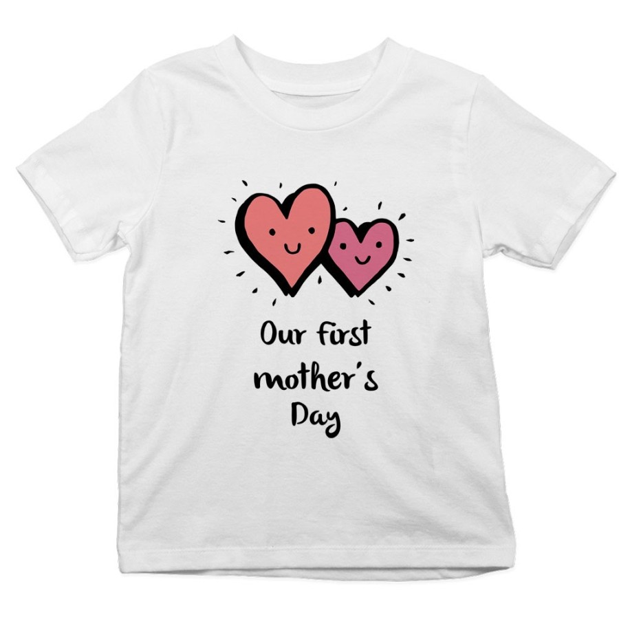 T-shirt bambino our first mom's day Per la mamma