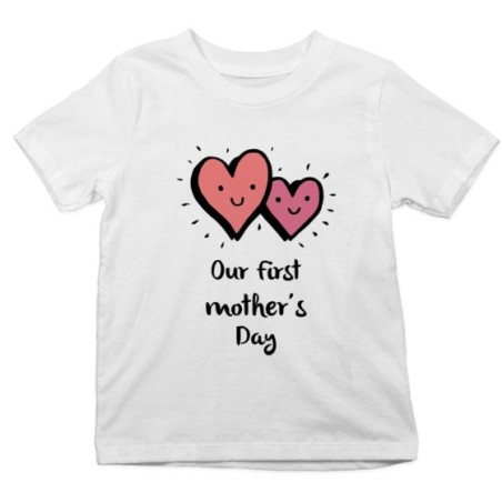 T-shirt bambino our first mom's day Per la mamma