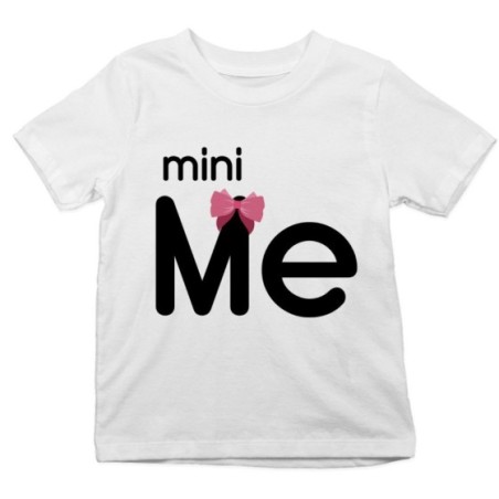 T-shirt bambino mini me con fiocco
