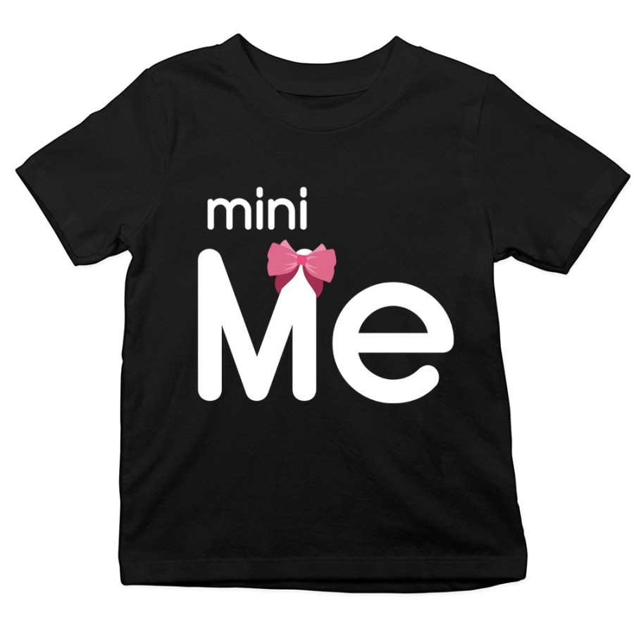 T-shirt bambino mini me con fiocco Per la mamma