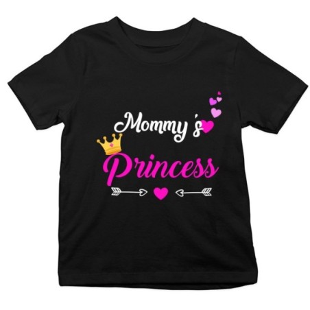 T-shirt bambina mommy's prince princess