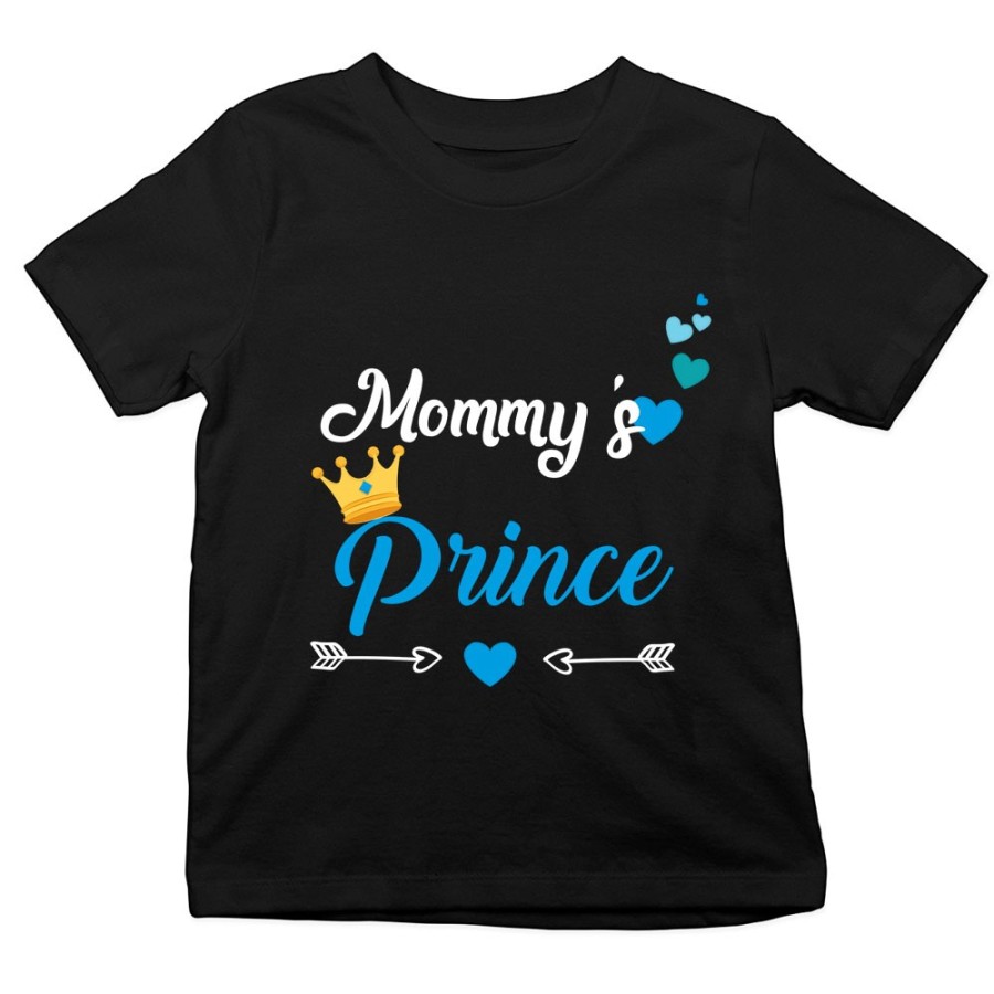 T-shirt bambina mommy's prince princess Per la mamma