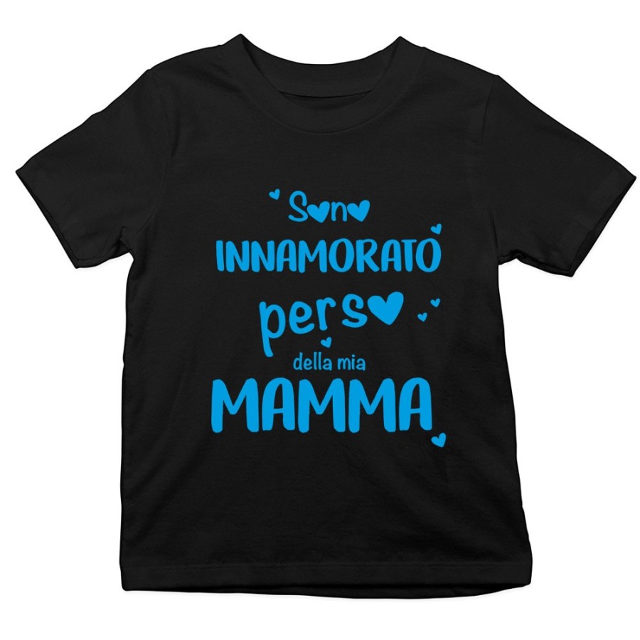 T-shirt bambino sono innamorato perso della mia mamma Per la mamma