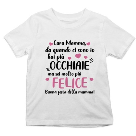 T-shirt bambino mamma da quando ci sono io hai più...