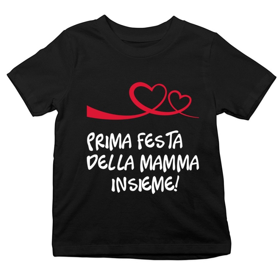 T-shirt bambino prima festa della mamma insieme Per la mamma