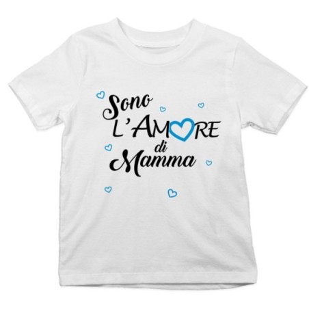 T-shirt bambino sono l'amore di mamma