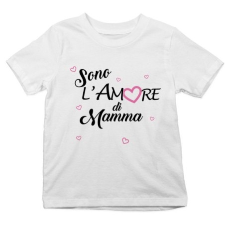 T-shirt bambino sono l'amore di mamma Per la mamma