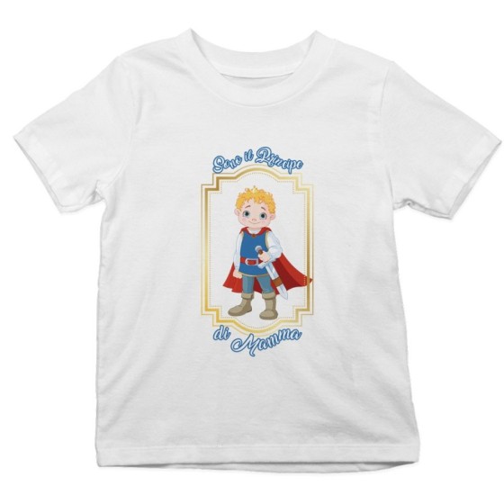 T-shirt bambino sono il principe di mamma Per la mamma