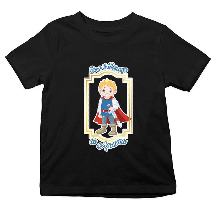 T-shirt bambino sono il principe di mamma Per la mamma