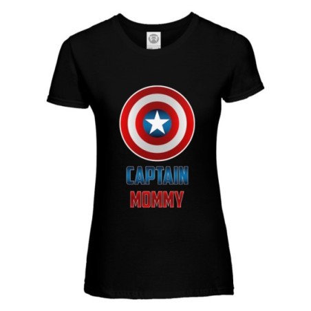 T-shirt donna captain mommy Per la mamma