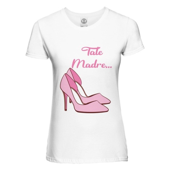 T-shirt donna tale madre scarpa con tacco Per la mamma