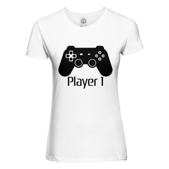 T-shirt donna player one playstation Per la mamma