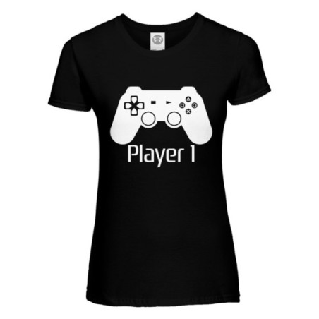 T-shirt donna player one playstation Per la mamma