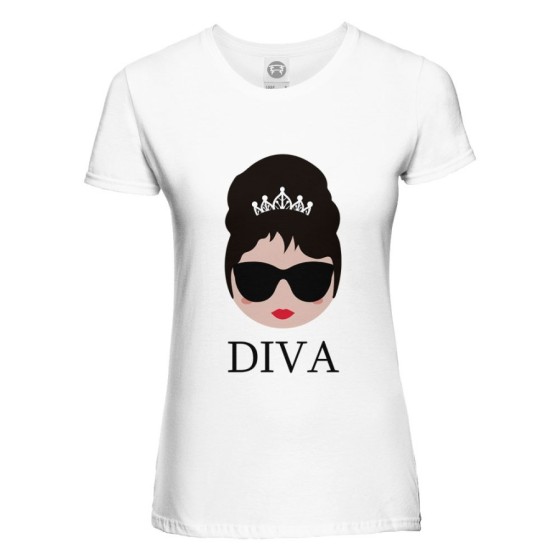 T-shirt donna diva Per la mamma