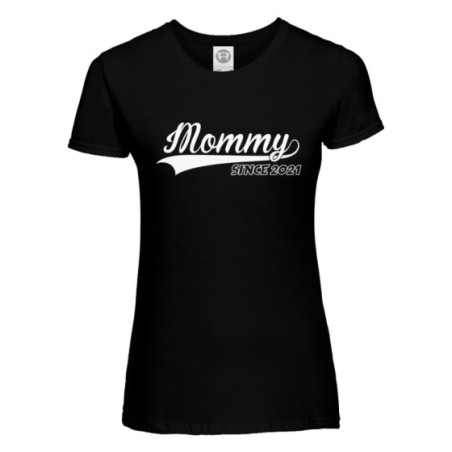 T-shirt donna personalizzata con anno mommy since Per la mamma