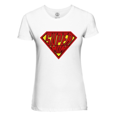 T-shirt donna super mom Per la mamma