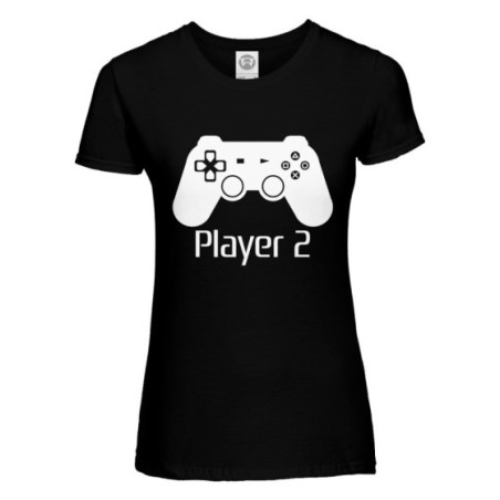 T-shirt donna player two playstation
