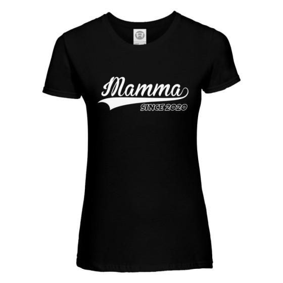 T-shirt donna personalizzata con anno mamma since Per la mamma