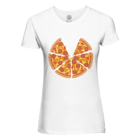 T-shirt donna pizza Per la mamma