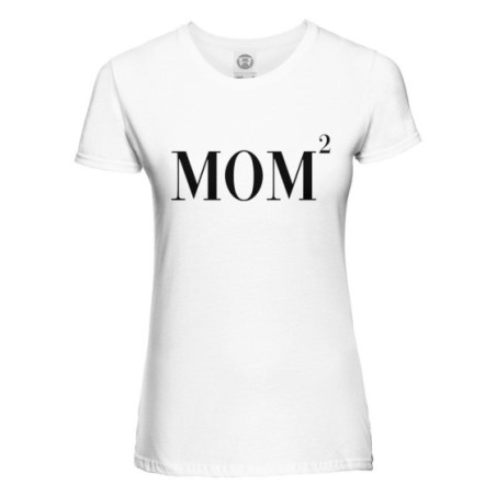 T-shirt donna mom al quadrato Per la mamma