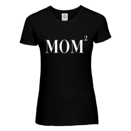 T-shirt donna mom al quadrato Per la mamma