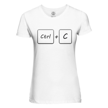 T-shirt donna ctrl+c copy Per la mamma
